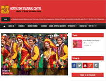 Tablet Screenshot of culturenorthindia.com